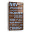  «Nrv Text» par Art Licensing Studio, art mural en verre acrylique, 12 po x 24 po-2121676499