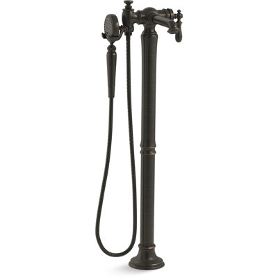Artifacts Single Handle Floor Mounted Clawfoot Tub Faucet