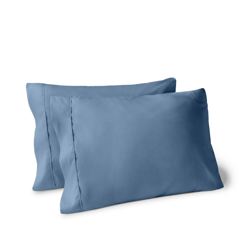 Ensemble de taie d'oreiller douce, Deux taies d'oreiller standards, Bleu couronne