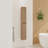 12" Bathroom Side Cabinet,Soft Close Doors,Float Mounting Design