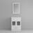 Cather 24'' Single Bathroom Vanity with Plastic Top