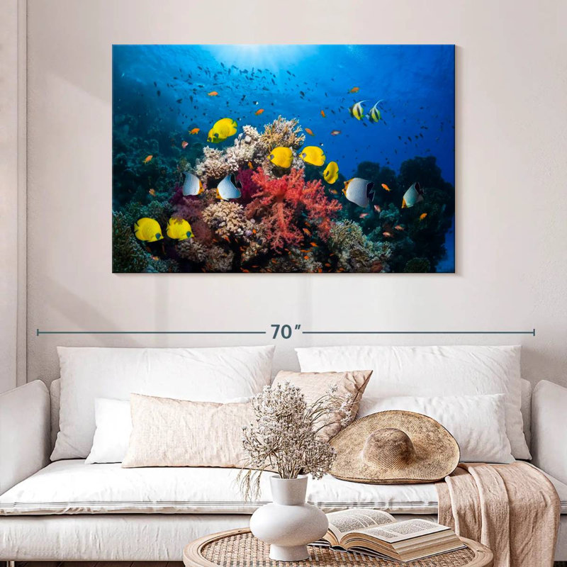 Brampt Underwater Red Sea Life, 32" H x 48" W