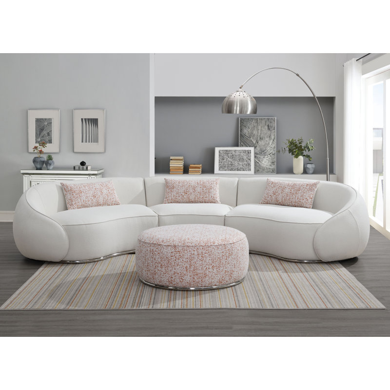 Welton Sectional Sofa With Ottoman