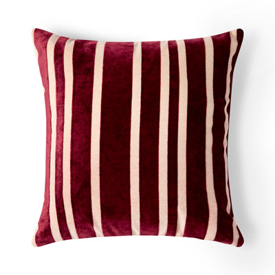 Scarlett Sentiments Striped Throw Pillow