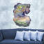 Décoration murale surdimensionnée danse de rêves, dessus de porte et de jardin-1037780905