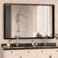 Miroir de salle de bain noir brillant pour miroir mural-357658180