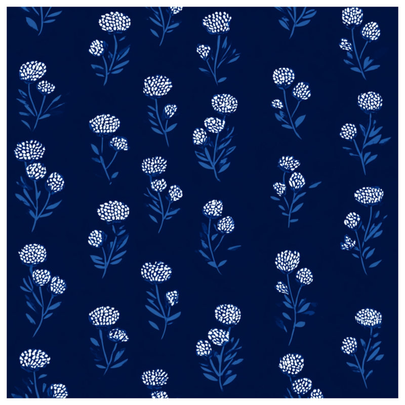 Tapisserie murale florale - Décoration murale à motif, 50in H x60in W with 4 Grommets