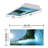 Waterfall Classroom Fluorescent Light Covers for Ceiling Lights - For 2x4 Fixture - by Octo Lights
