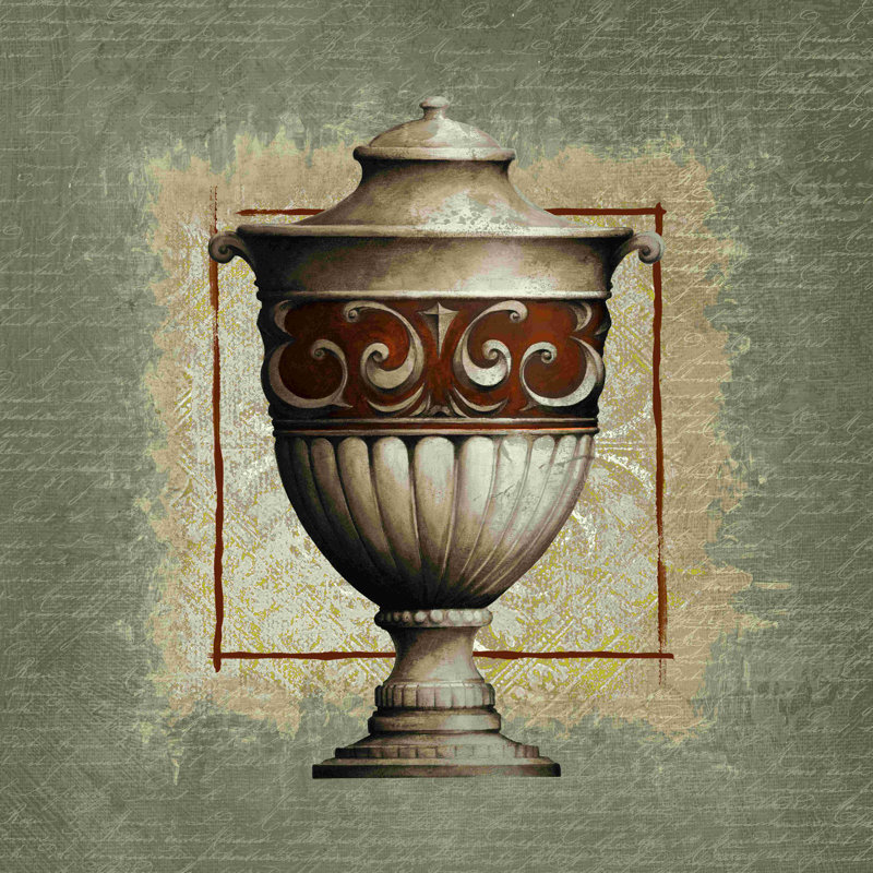 Jugular Vase - Impression sur toile tendue, L 12 po x H 12 po
