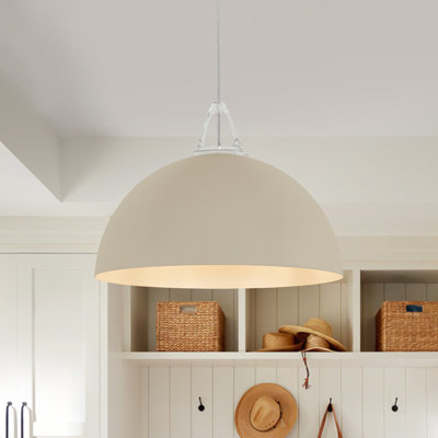 Farmhouse 1-Light Dome Pendant Light