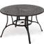 Table de patio en fonte d'aluminium pour l'extérieur