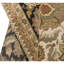 Hand Knotted Wool Oriental Area Rug in Ivory And Black