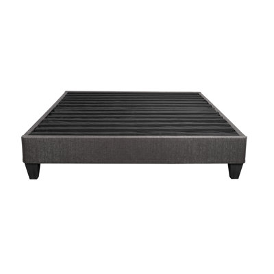 Lit plateforme tapissier, très grand lit plateforme, base de lit tapissier, aucun sommier requis