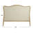Elegant Oak Wood King-Size Headboard with Linen Upholstery-1358146734