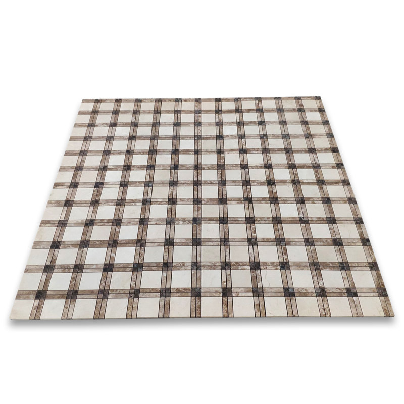 12" x 12" Marble Mosaic Wall & Floor Tile