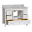 Ensemble de meuble-lavabo simple de 48 po Edber-1014448286-1014448293