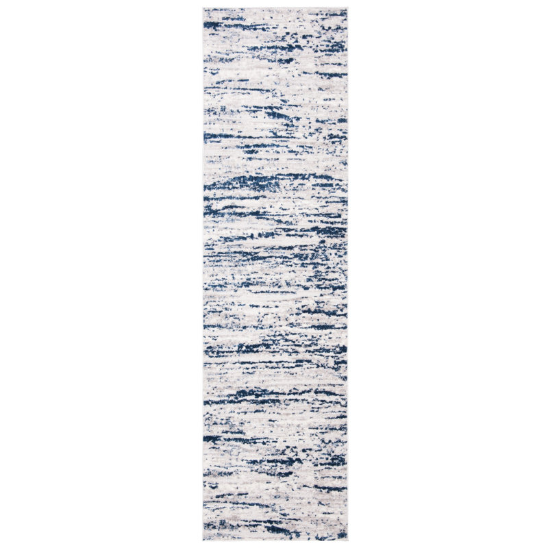Greely Machine Woven Abstract Area Rug, Runner 2'2" x 6'