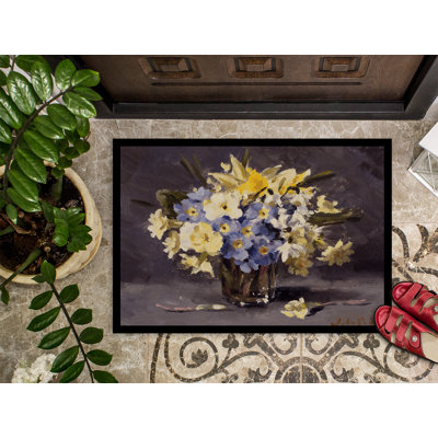 Tapis d'extérieur antidérapant Bernadett