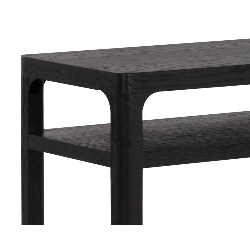 55'' W Console Table, Black
