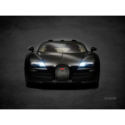 «Bugatti Veyron» par Mark Rogan, reproduction sur toile tendue