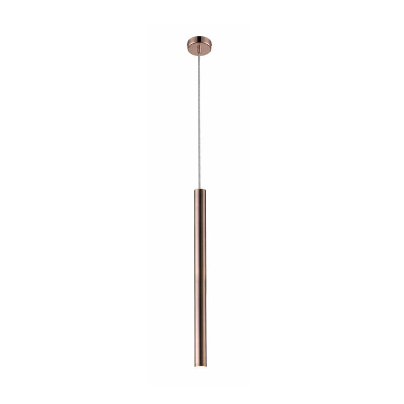 Denslowe 1 - Light LED Single Pendant, Copper