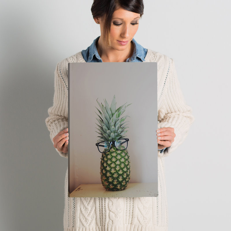 Mr. Pineapple - Photograph, 18" H x 12" W x 1.5" D, No Mat, Wrapped Canvas