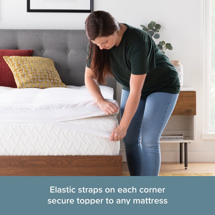 The Twillery Co.® 3 Down Alternative Mattress Topper & Reviews