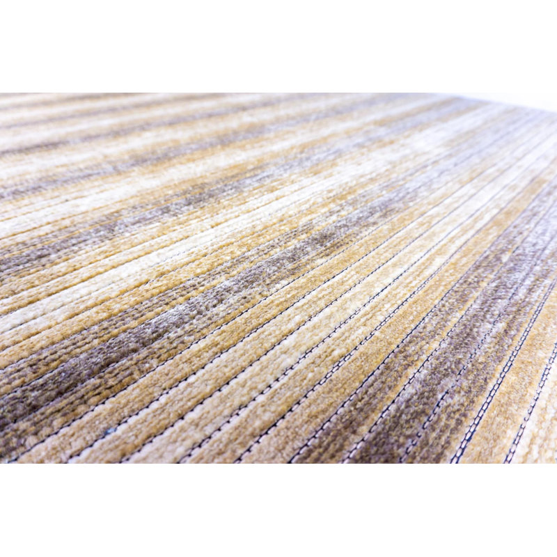 Chalfont Gold Machine Washable Non-Slip Base Durable Decorative Kilim Carpet, Tapis de couloir 2 pi 8 po x 9 pi 11 po