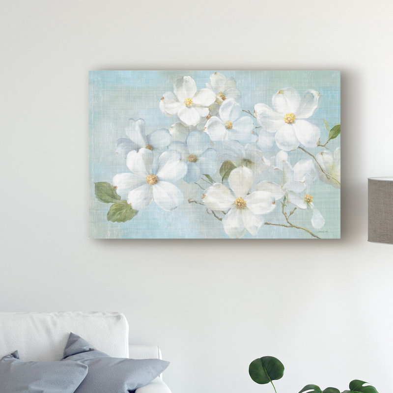 «Indiness Blossoms Light» par Danhui Nai, reproduction d'art sur toile, H 12 po x l 19 po x P 2 po