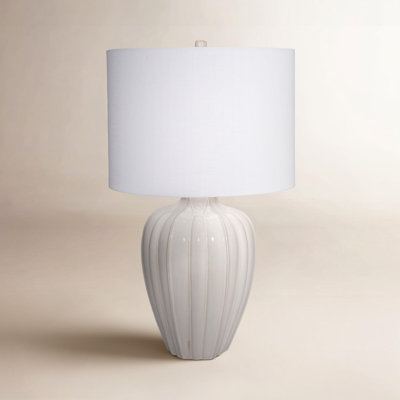 Linen Ceramic Table Lamp