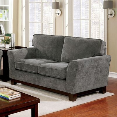 Jhoseph 63"" Chenille Flared Arm Loveseat -  Red Barrel StudioÂ®, 6A9A5FCF7A084AB3A79A16590A179E11