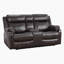 Ensemble 2 pièces de fauteuil inclinable manuel en microfibre Karston-1552186047