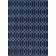 Glam Navy Blue Silver Area Rug