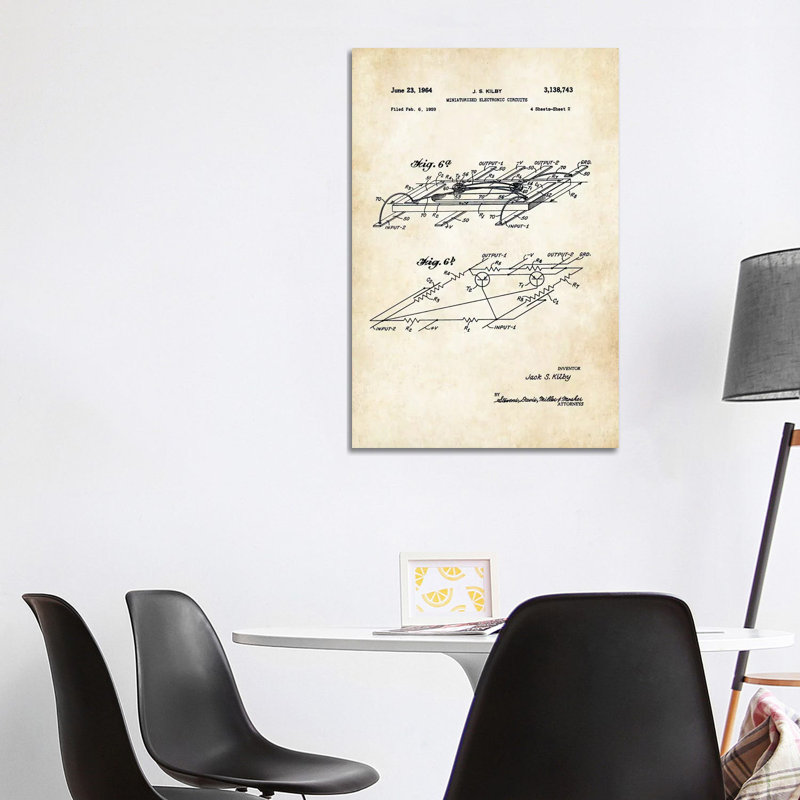Microchip - Wrapped Canvas Print, 101.6 cm H x 66.04 cm W x 3.175 cm D
