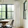 TWOPAGES Lined Curtain Faux Linen Pinch Pleat Curtain