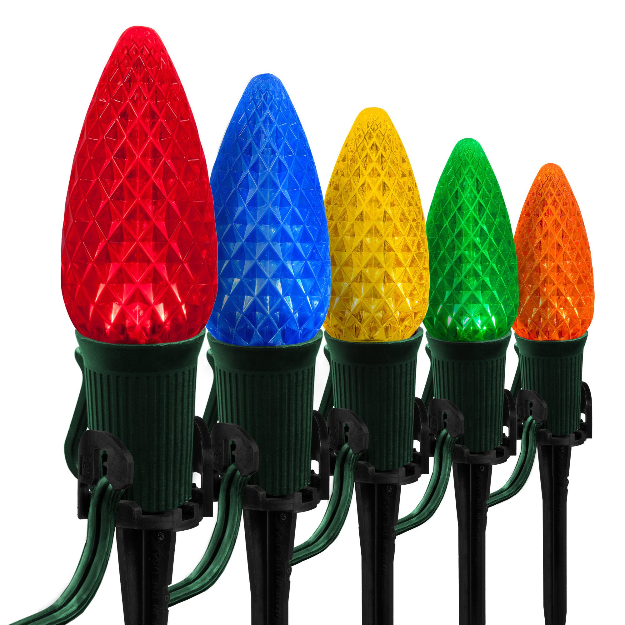 C9 OptiCore LED Shatterproof Luminary & Pathway Lights, 50 feet, Multicolor
