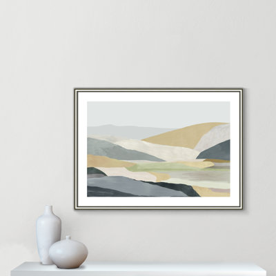 Warm Hills I - Cadre photo, reproduction d'art sur papier