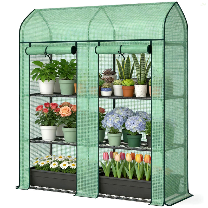 Spacious Mini Greenhouse,Portable Greenhouse, Green