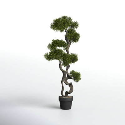 Panama 37'' Faux Bonsai Tree in Pot Liner