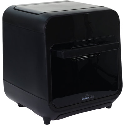 Urban Living 15.9-qt. 3-in-1 Air Fryer Oven with Steam, Countertop Oven with Air Fry, Steam, and Combination Functions for Home Kitchen in Black