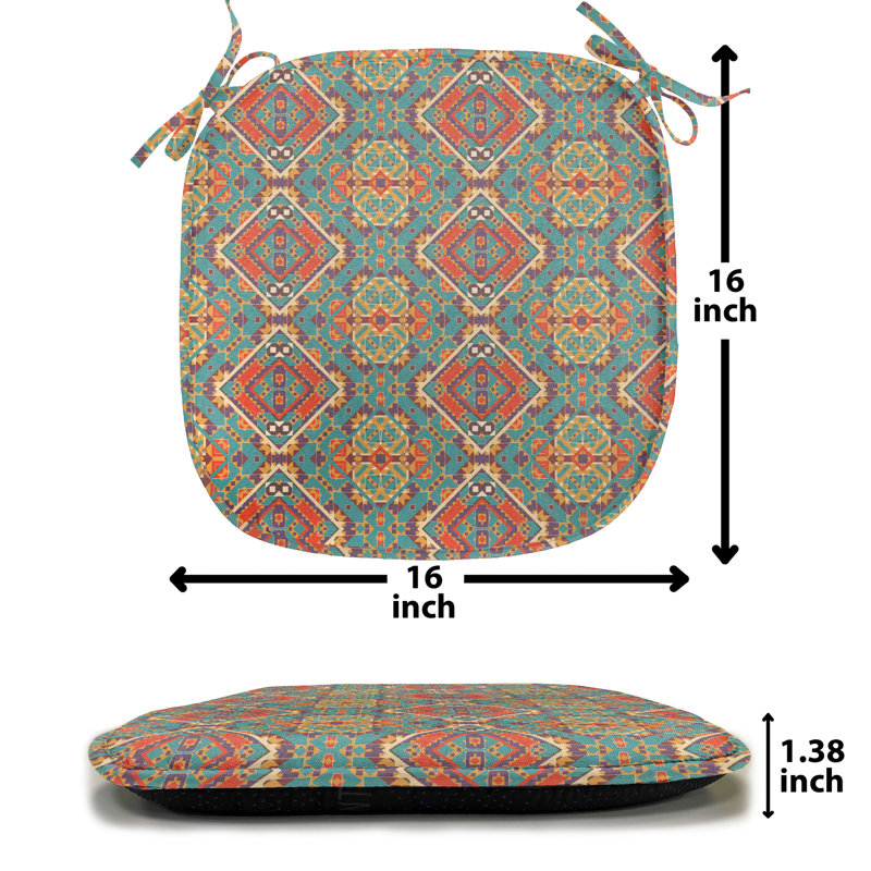 Outdoor 1.38'' Dining Chair Seat Cushion