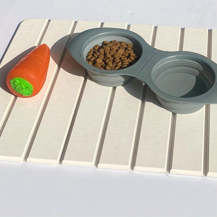 Pet Feeding Mat Dog and Cat Bowl Mat Absorbent Non-Slip Diatomite