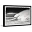 Black and White Waves 1 Piece Single Picture Frame Wall Art-405905618