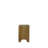 Light Aspen Brown Nightstand w/LED & USB