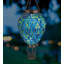 Lanterne solaire à montgolfière mosaïque - bleu-92618353