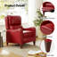 Fauteuil inclinable en cuir véritable de 28,75 po de large Neliyah-105914581