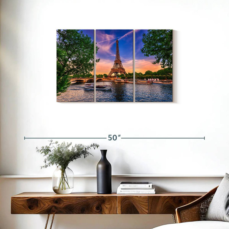 Sebbie Paris Eiffel Tower, 20" H x 33" W