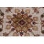 Floral Ivory Agra Indian Accent Rug 3x5