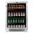 Whyter 24" width 182 Cans Stainless Steel Beverage Refrigerator with Digital Control