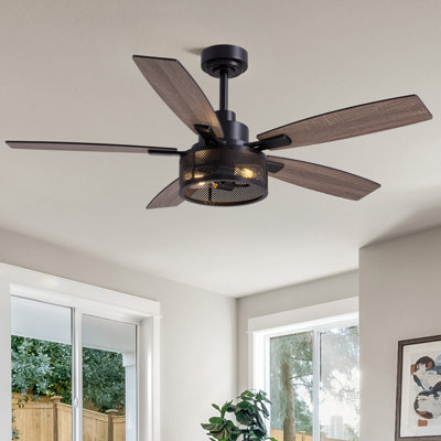 46"/52“ 5-blade Ceiling Fan With Lights and Remote Control